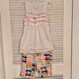 Justice Capri Set Like New Plaid Summertime Outfit
